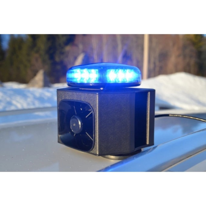 Girofar LED magnetic (235km/h) cu sirena Tornado-X